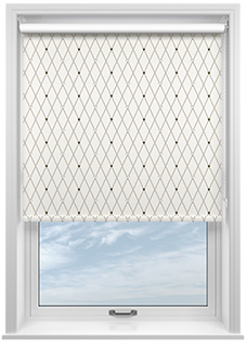 Puddle Down, Trellis Down - Roller Blind
